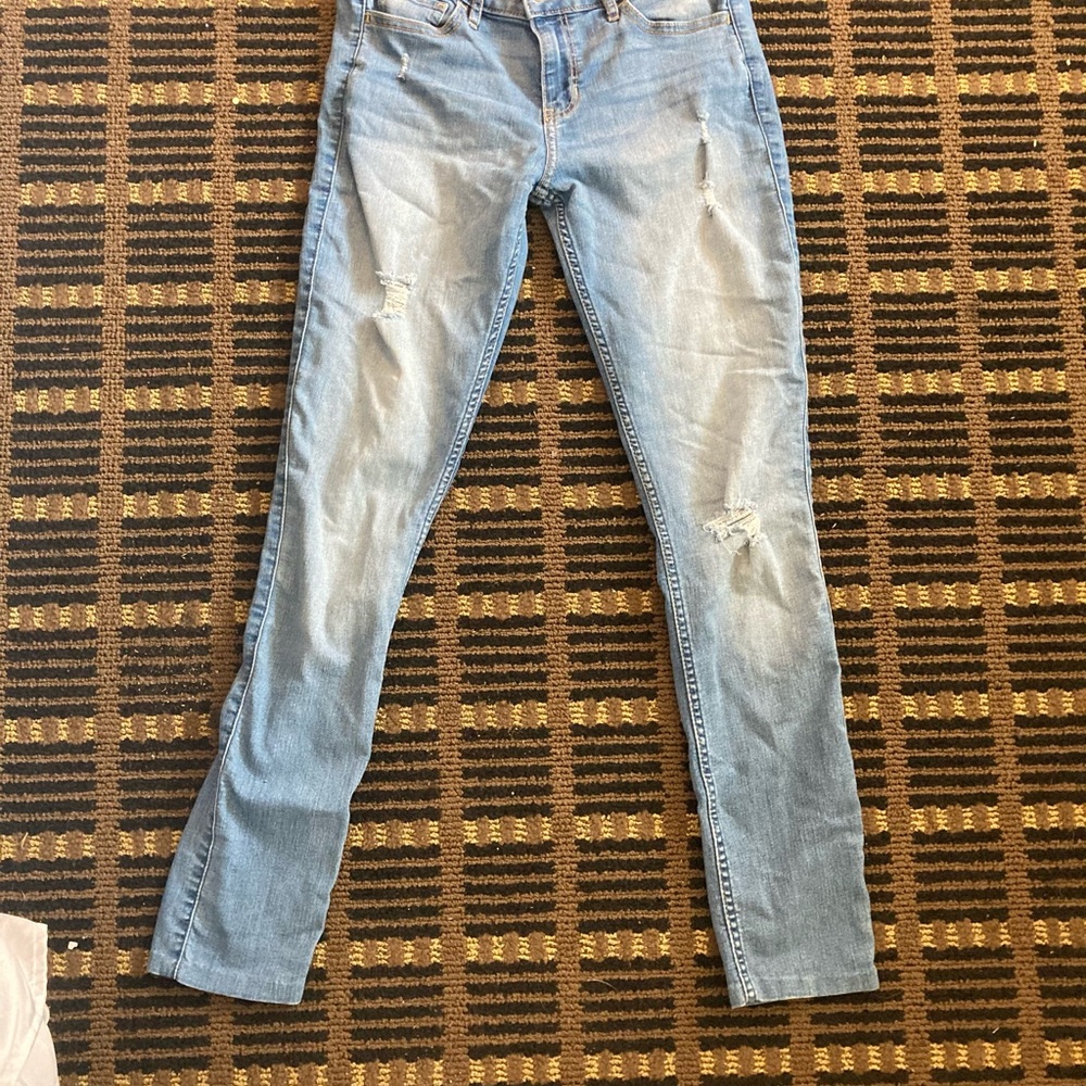 Hollister distressed mid waste